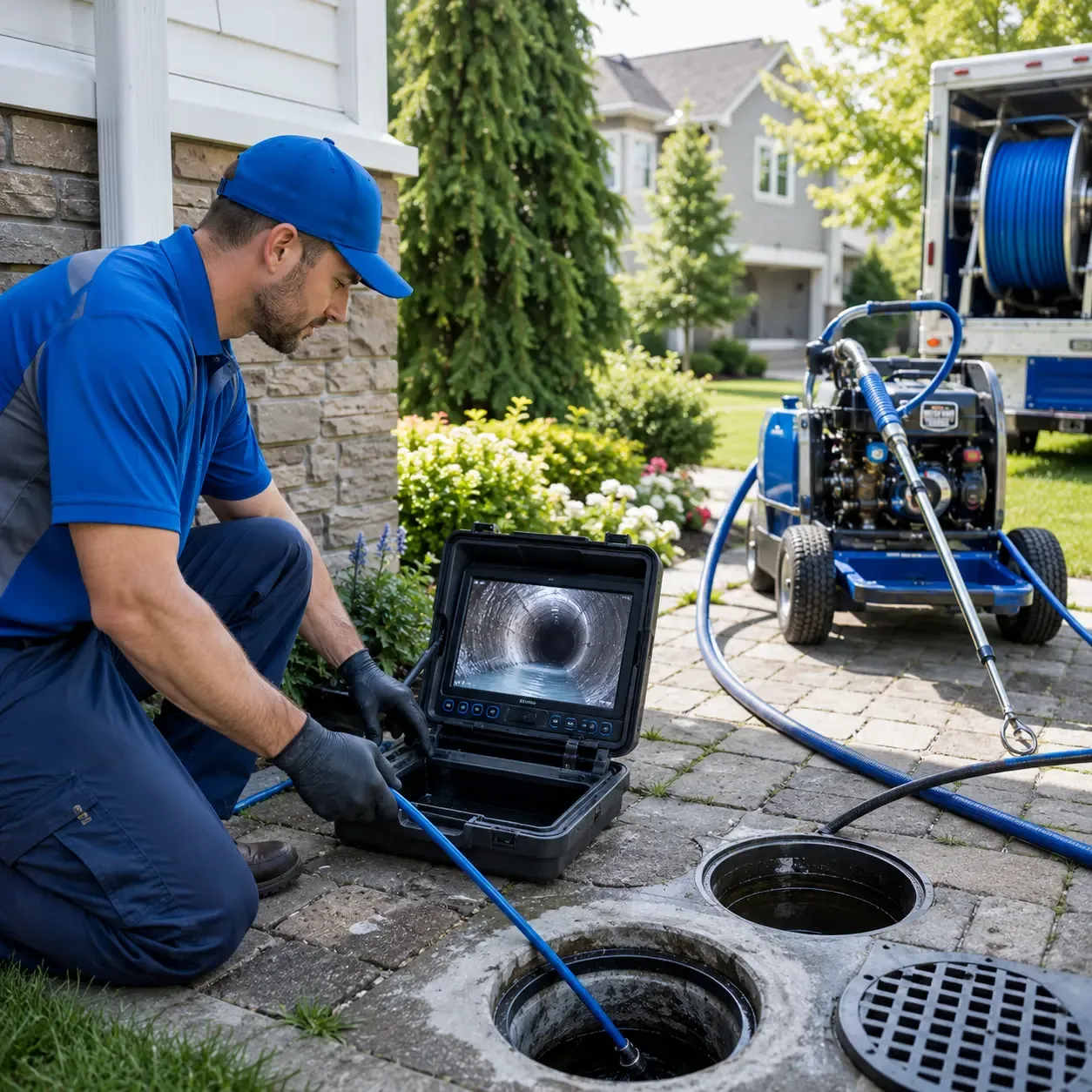 Outdoor drain cleaning professionals serving Millwood, GA